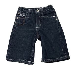 COOGI Vintage Y2K Blue Denim Adjustable Waistband Jean Shorts Size Youth 4